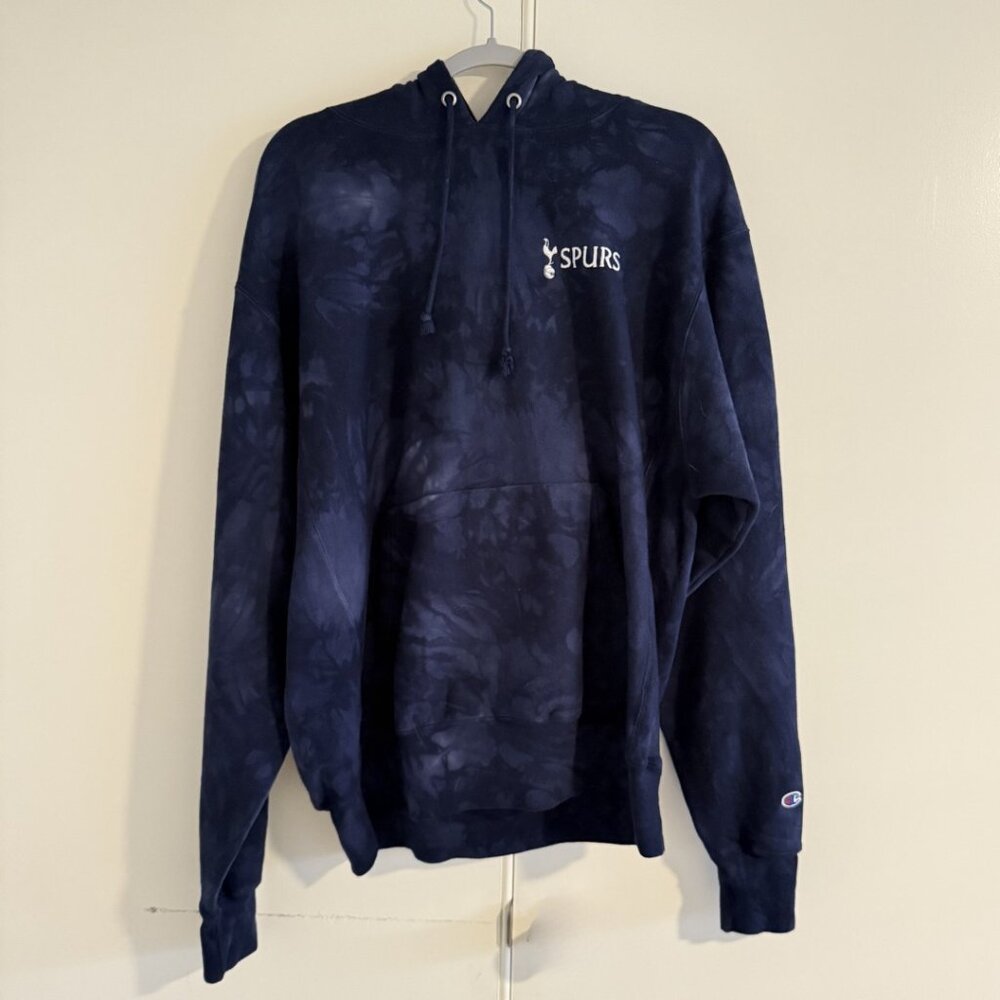 Tottenham Spurs Tie Dye Embroidered Hoodie (Men's Large)